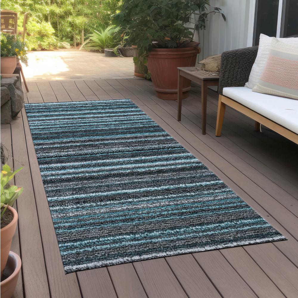 Chantille ACN598 Teal 2'3" x 7'6" Rug. Picture 7
