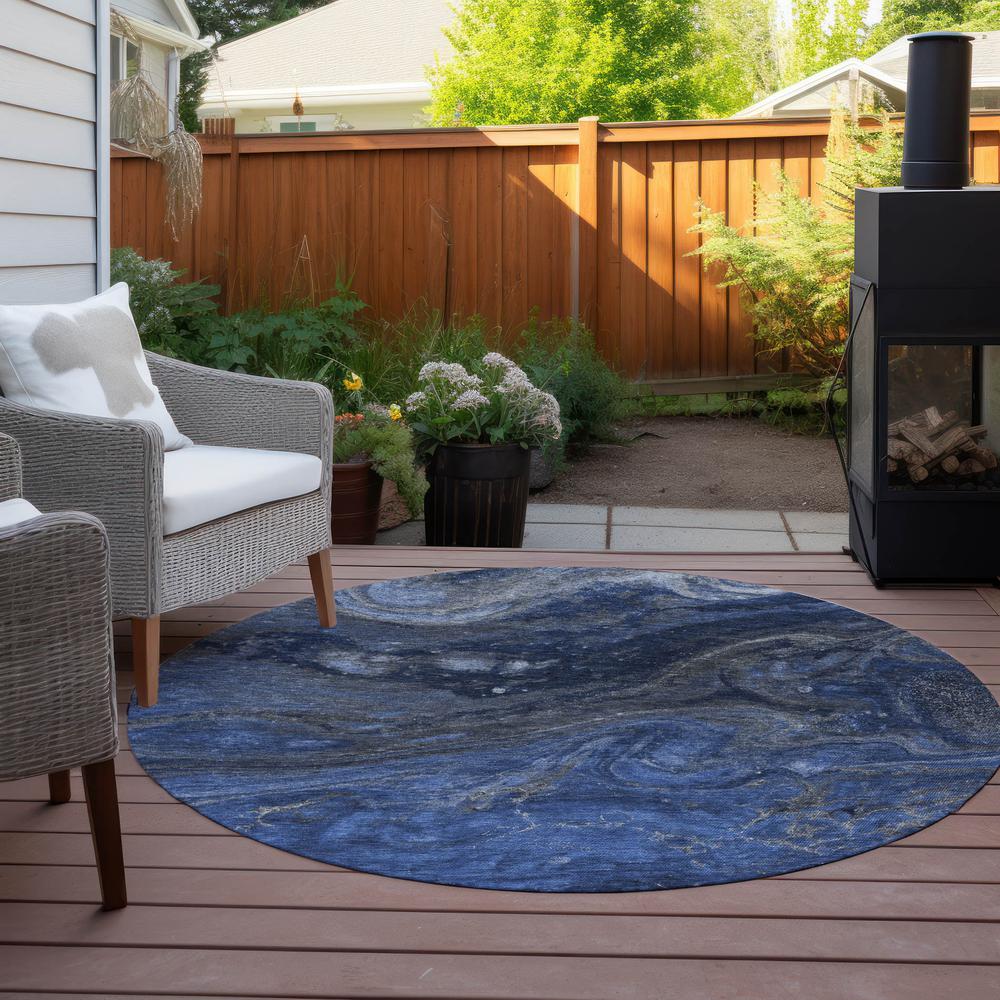 Chantille ACN599 Blue 8' x 8' Rug. Picture 8