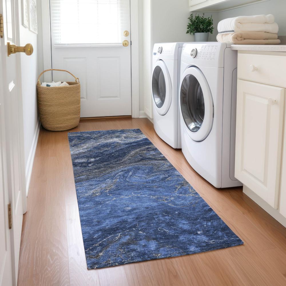 Chantille ACN599 Blue 2'3" x 7'6" Rug. Picture 6