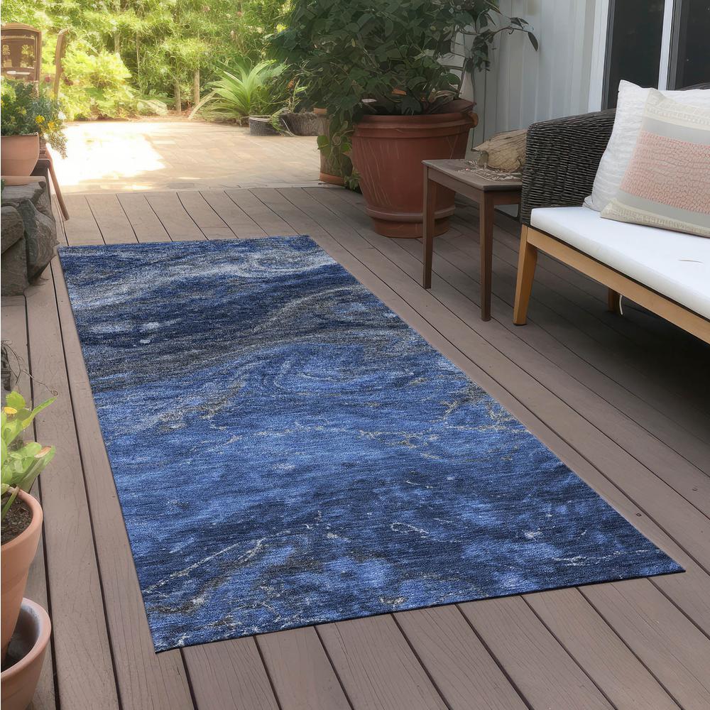 Chantille ACN599 Blue 2'3" x 7'6" Rug. Picture 7
