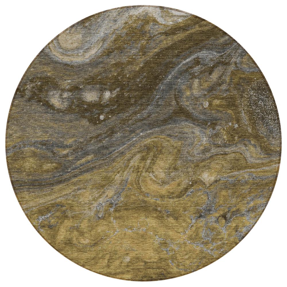 Chantille ACN599 Brown 8' x 8' Rug. Picture 1