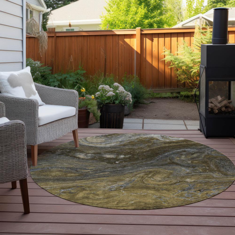 Chantille ACN599 Brown 8' x 8' Rug. Picture 8