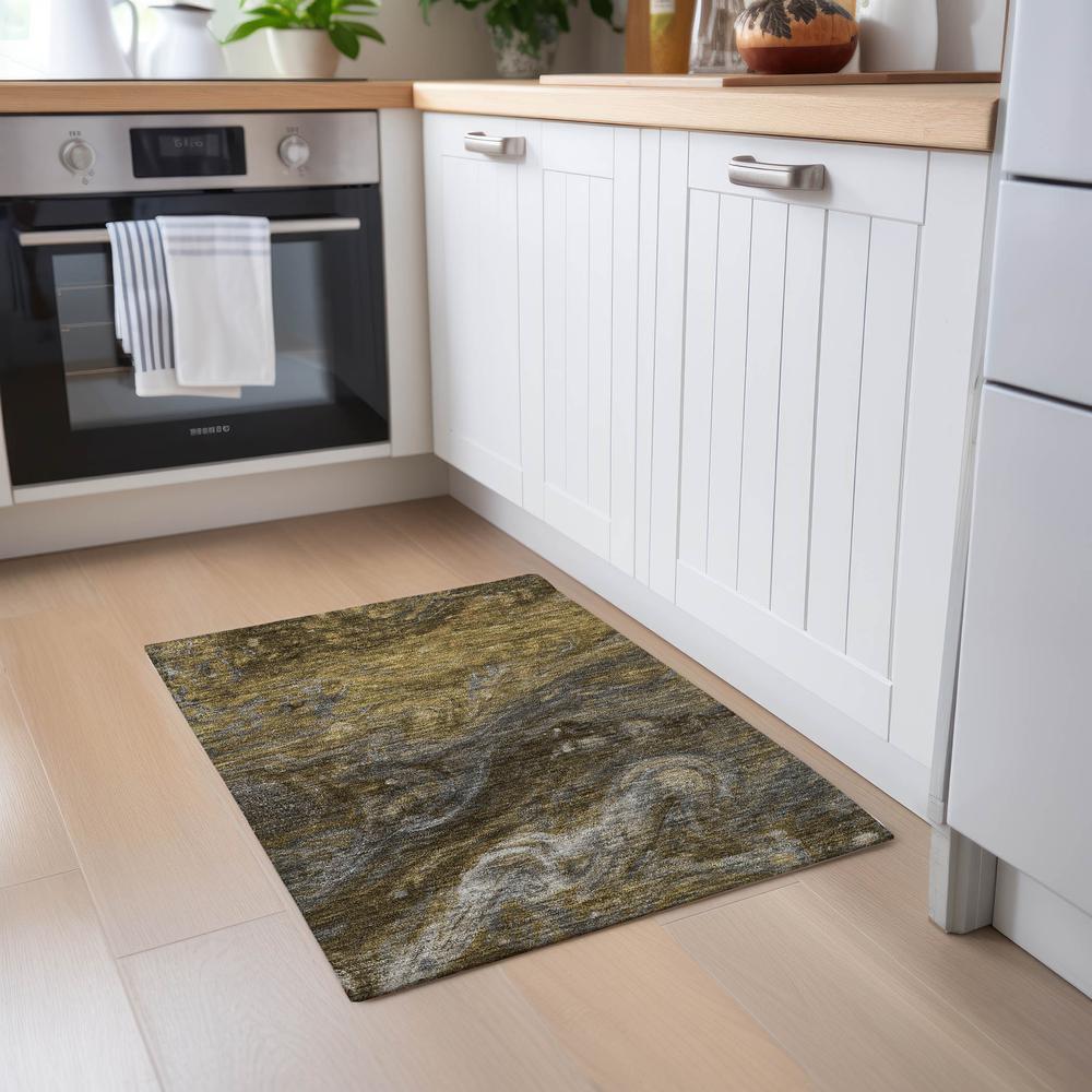 Chantille ACN599 Brown 1'8" x 2'6" Rug. Picture 6