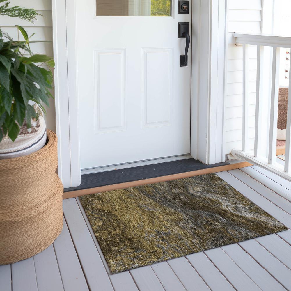 Chantille ACN599 Brown 1'8" x 2'6" Rug. Picture 7