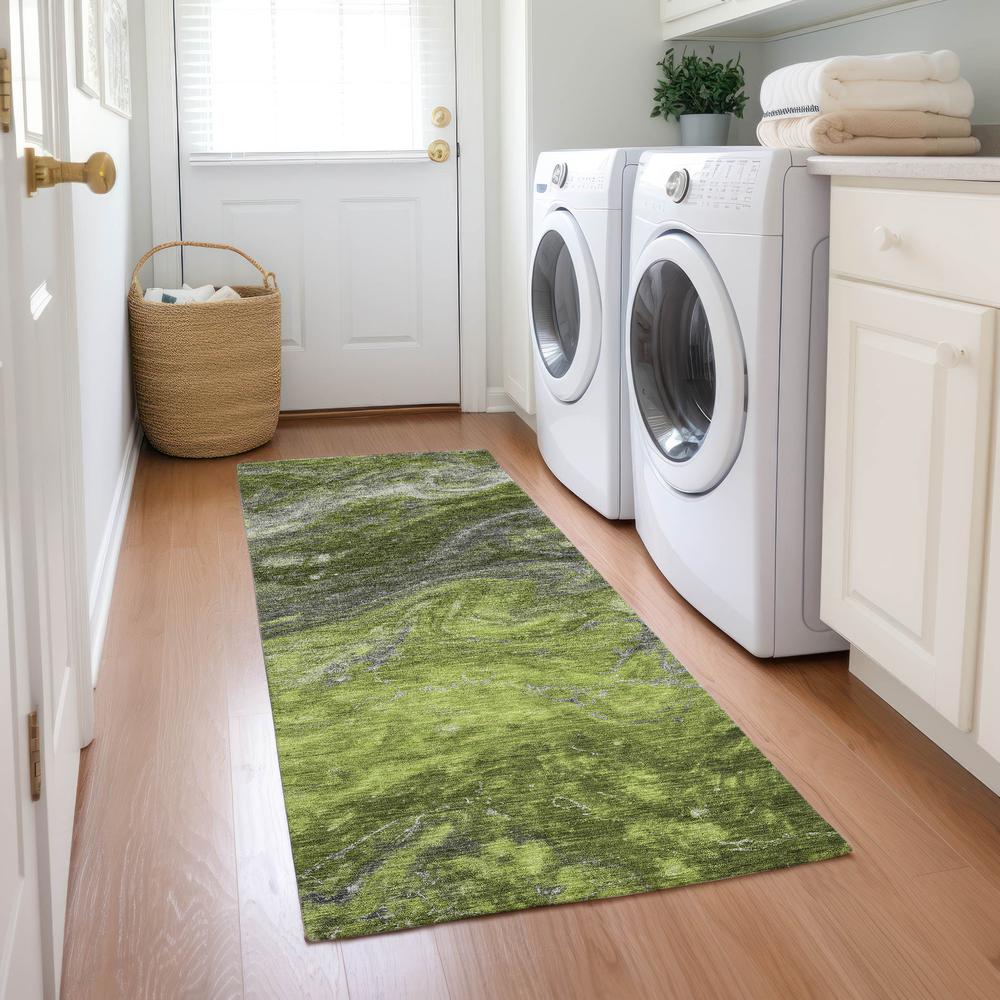 Chantille ACN599 Green 2'3" x 7'6" Rug. Picture 6