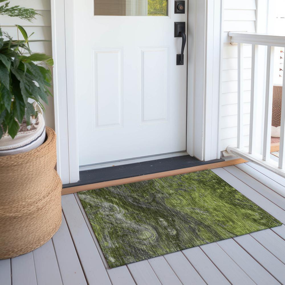Chantille ACN599 Green 1'8" x 2'6" Rug. Picture 7