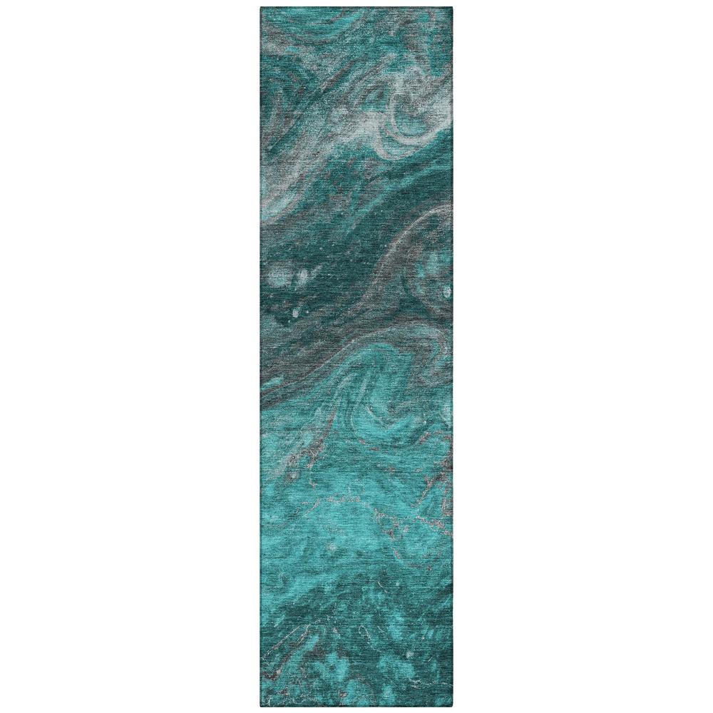 Chantille ACN599 Teal 2'3" x 7'6" Rug. Picture 1