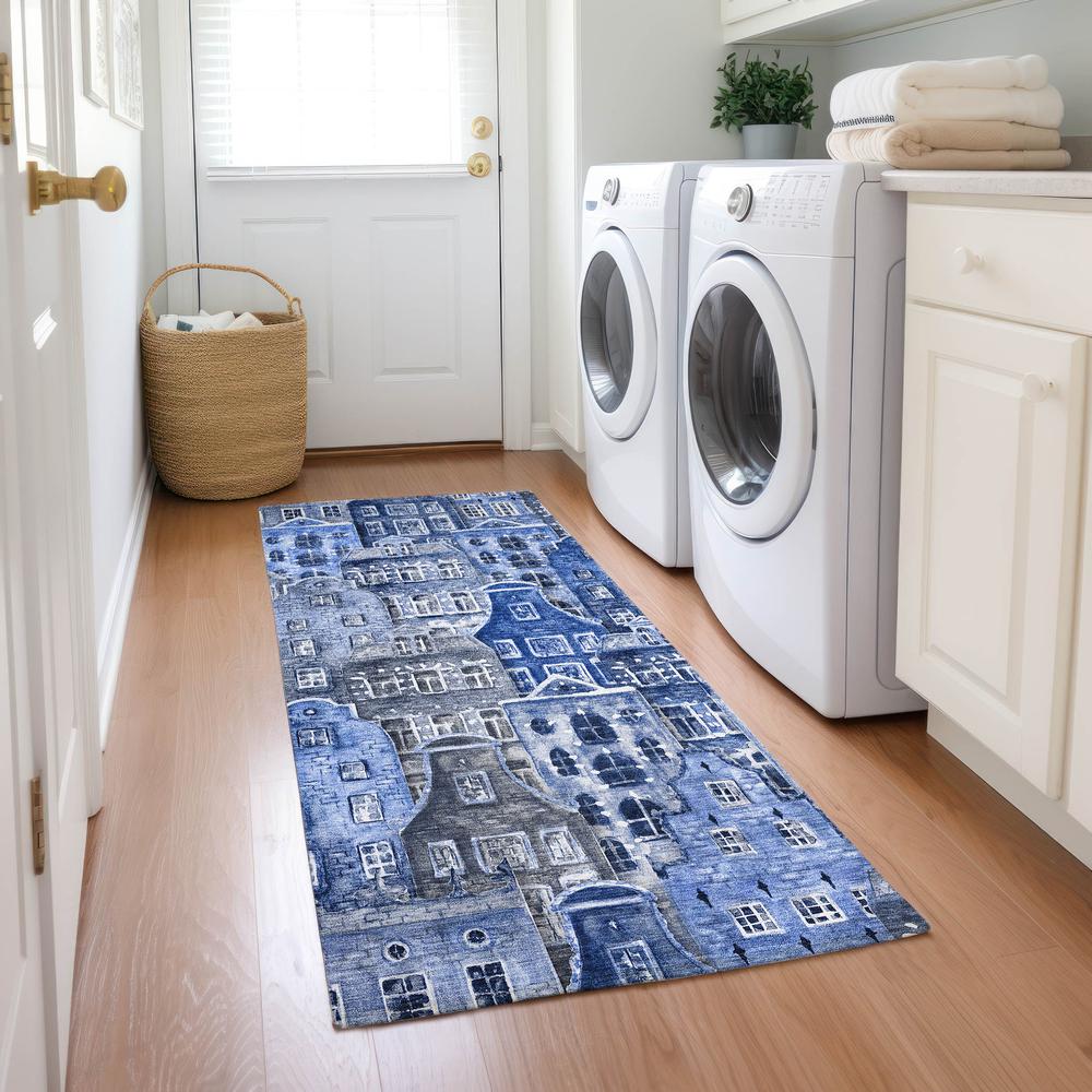 Chantille ACN600 Blue 2'3" x 7'6" Rug. Picture 6