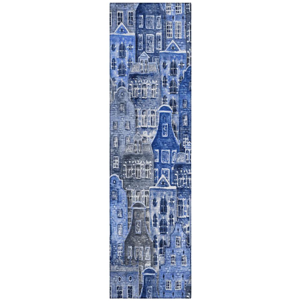 Chantille ACN600 Blue 2'3" x 7'6" Rug. Picture 1