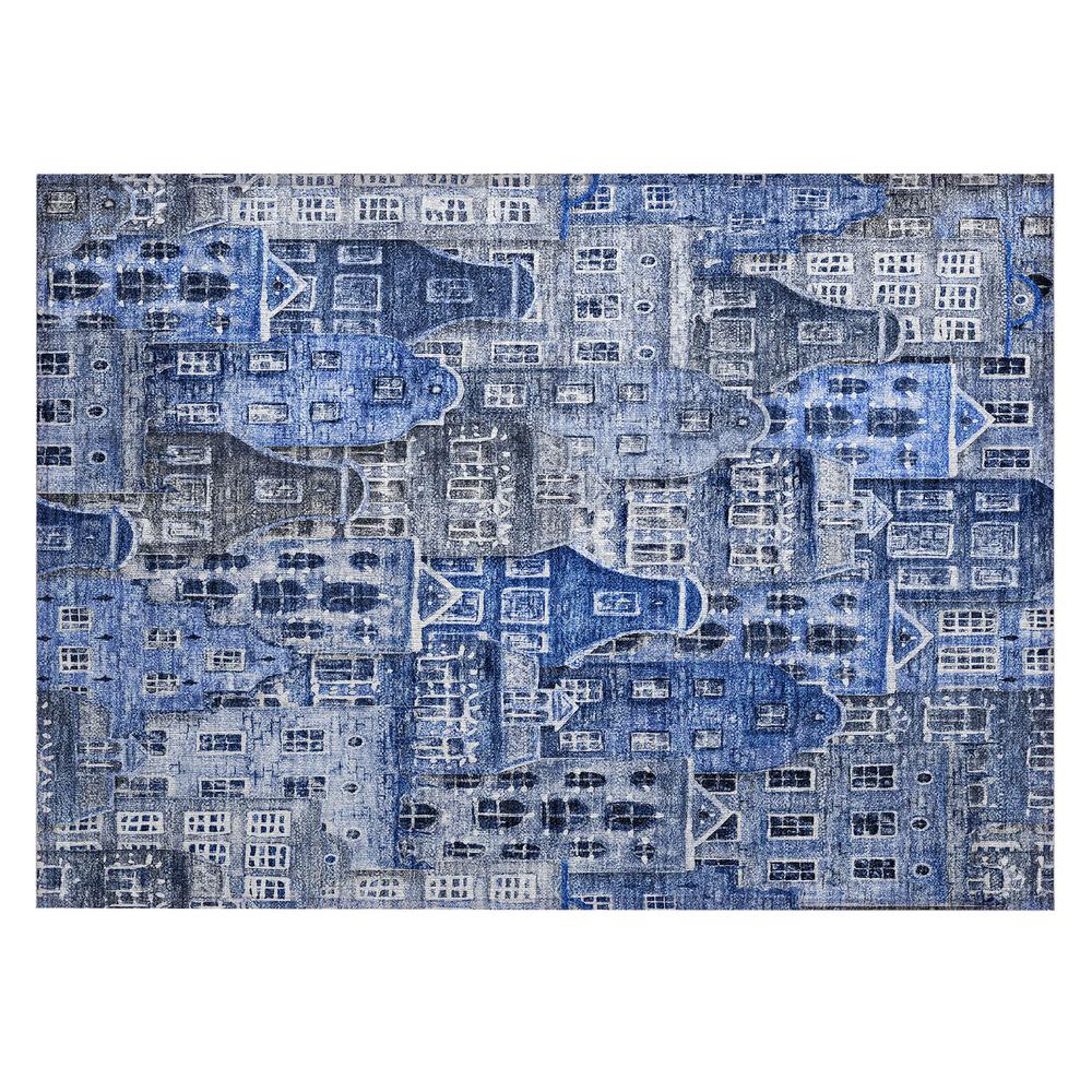 Chantille ACN600 Blue 1'8" x 2'6" Rug. Picture 1