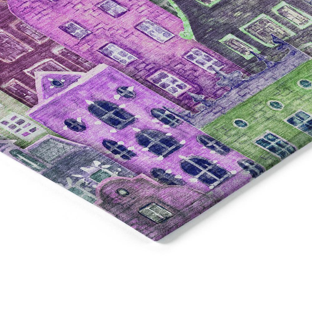 Chantille ACN600 Purple 1'8" x 2'6" Rug. Picture 3