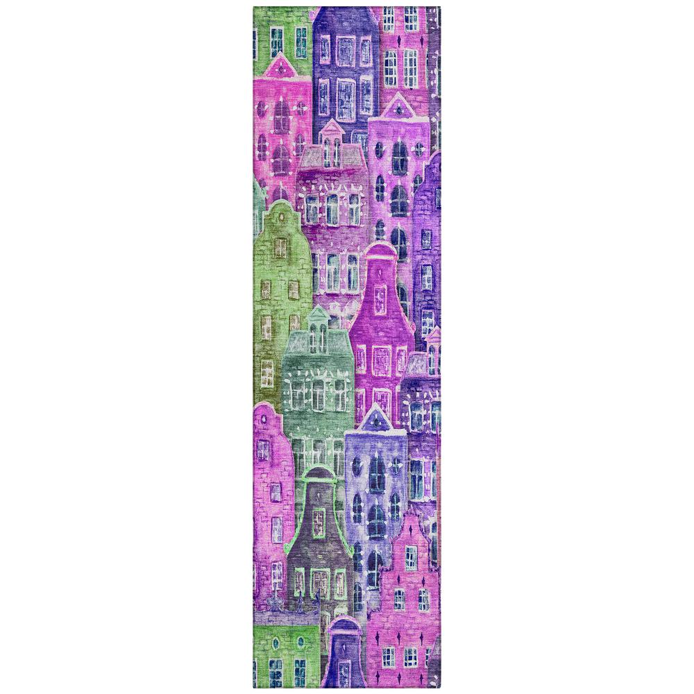 Chantille ACN600 Purple 2'3" x 7'6" Rug. Picture 1