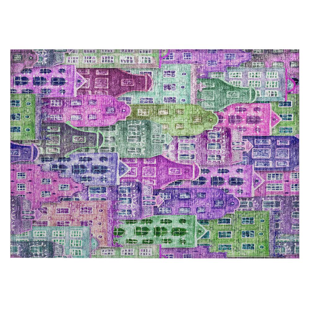 Chantille ACN600 Purple 1'8" x 2'6" Rug. Picture 1