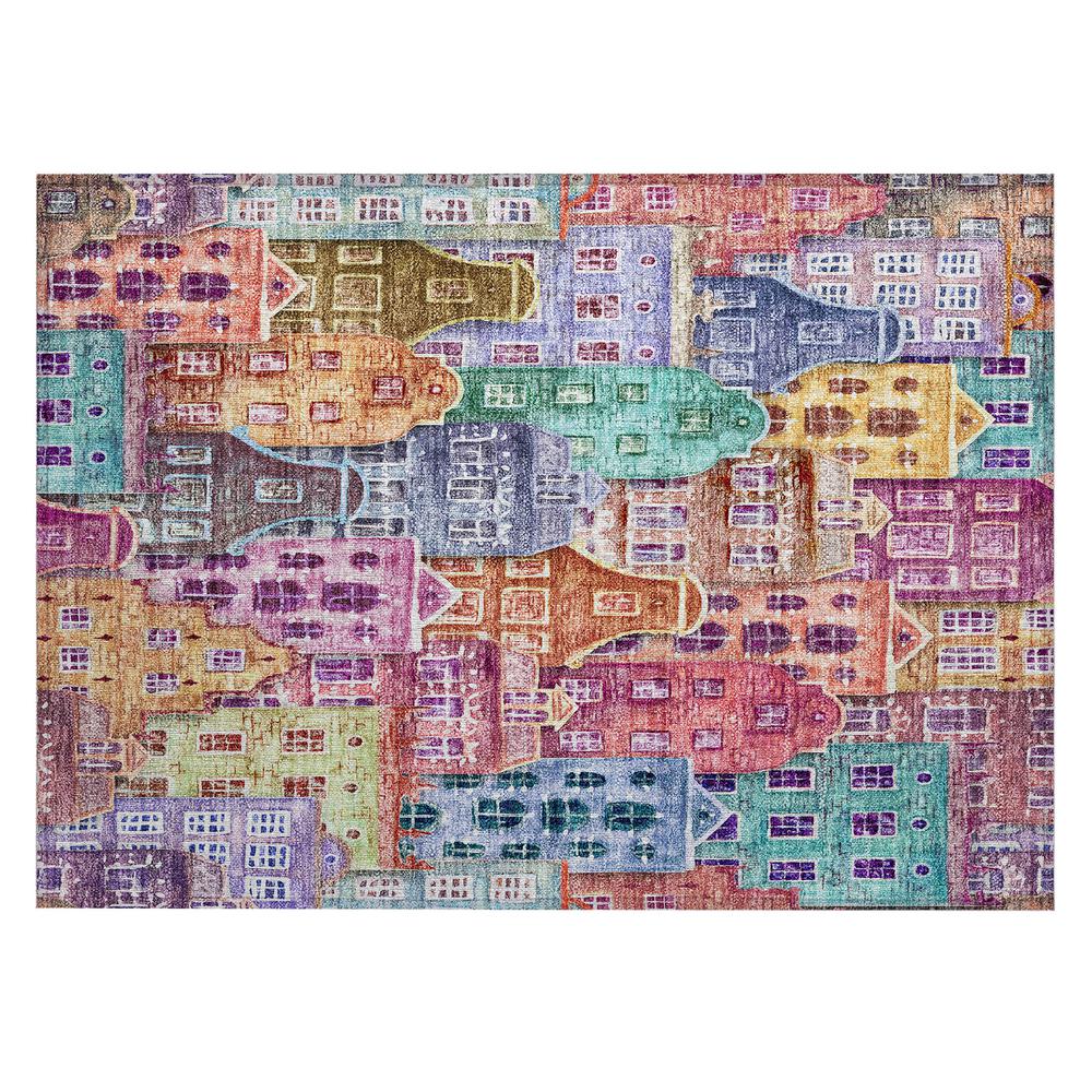 Chantille ACN600 Red 1'8" x 2'6" Rug. Picture 1
