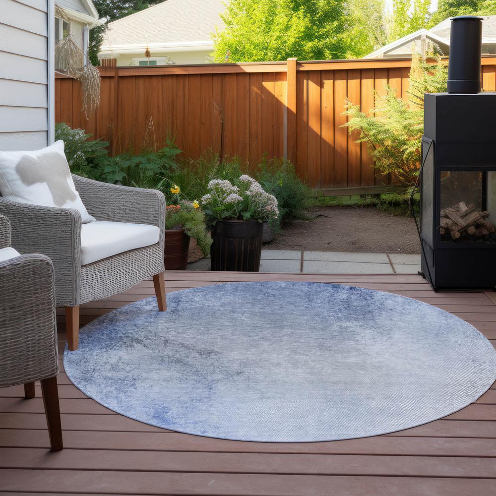 Chantille ACN601 Blue 8' x 8' Rug. Picture 7