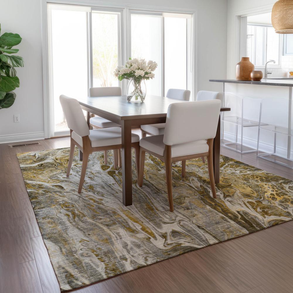 Chantille ACN602 Brown 2'6" x 3'10" Rug. Picture 7