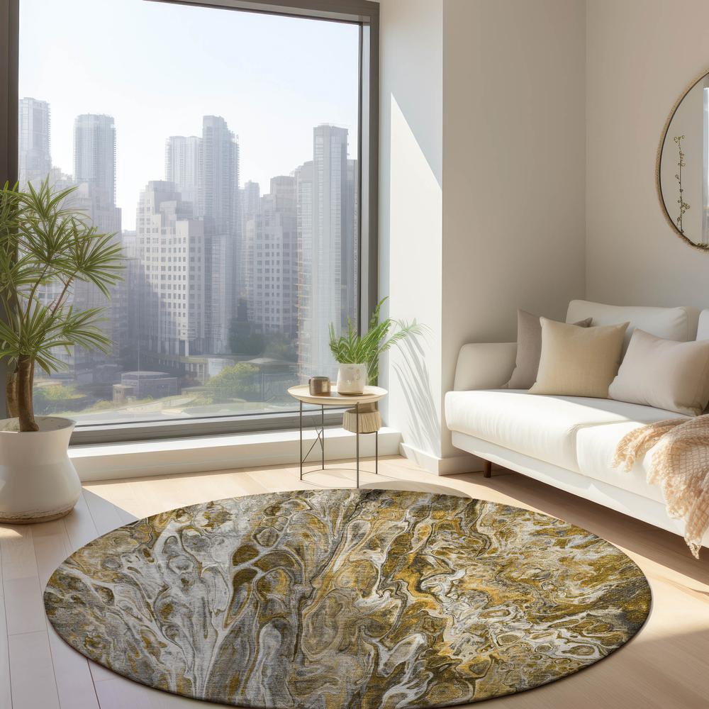 Chantille ACN602 Brown 8' x 8' Rug. Picture 6