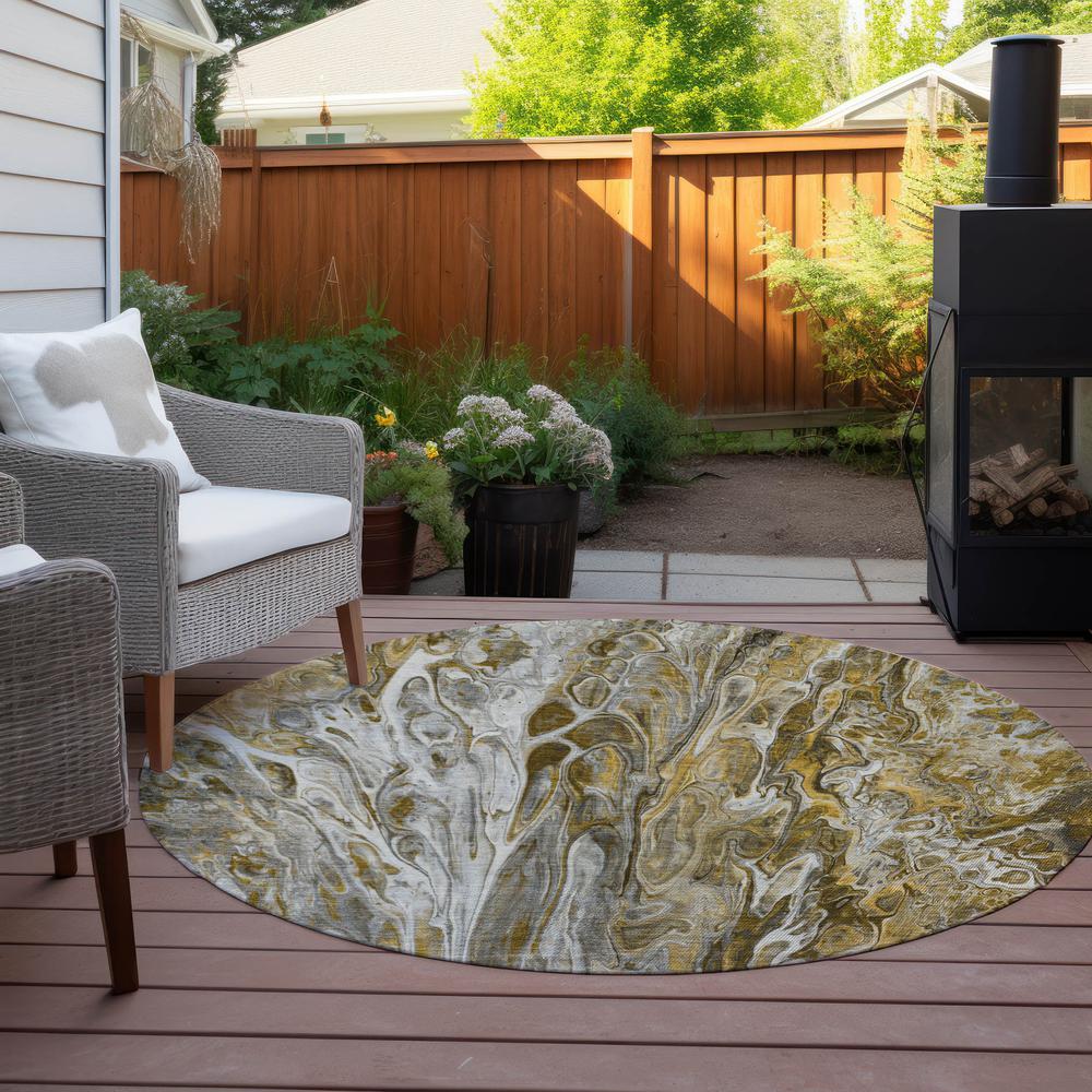 Chantille ACN602 Brown 8' x 8' Rug. Picture 7