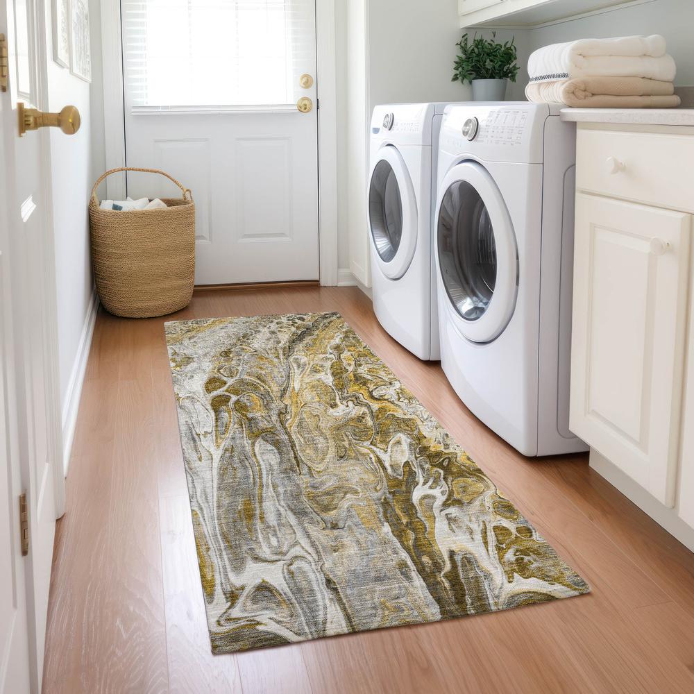 Chantille ACN602 Brown 2'3" x 7'6" Rug. Picture 6