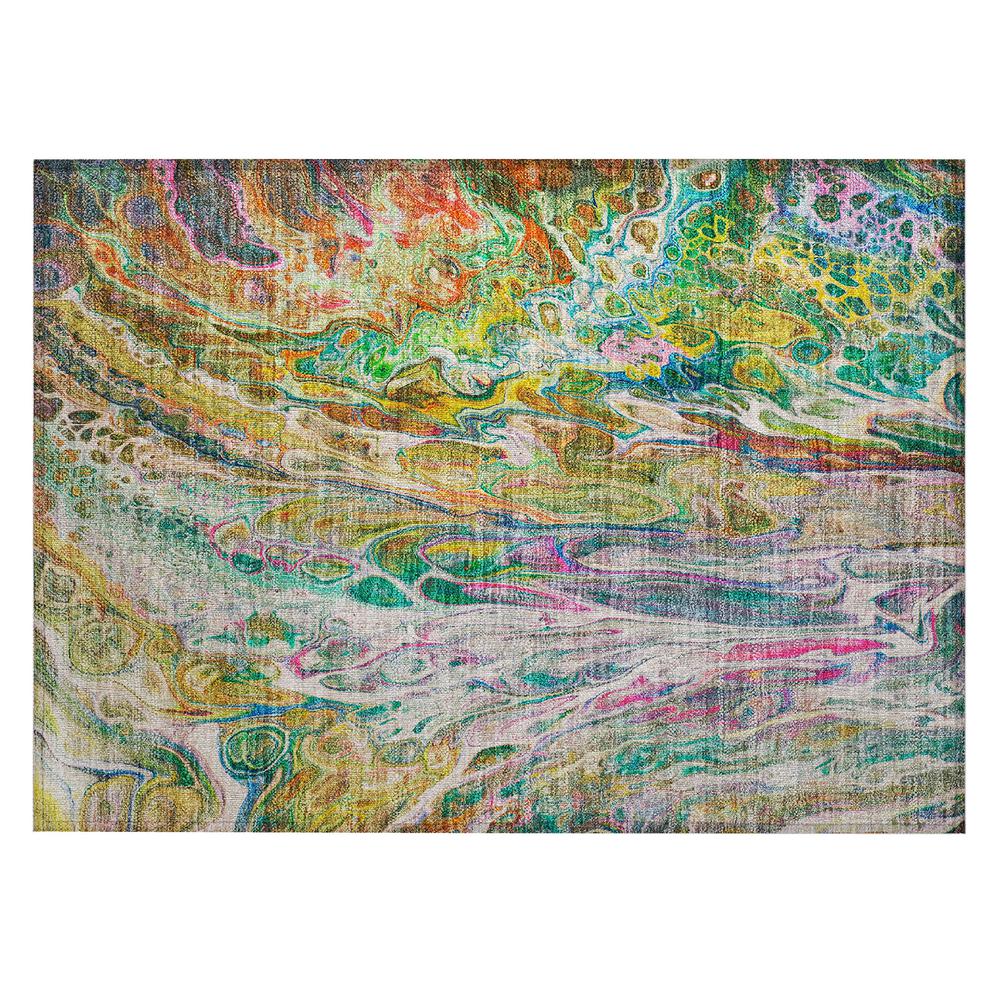 Chantille ACN602 Green 1'8" x 2'6" Rug. Picture 1