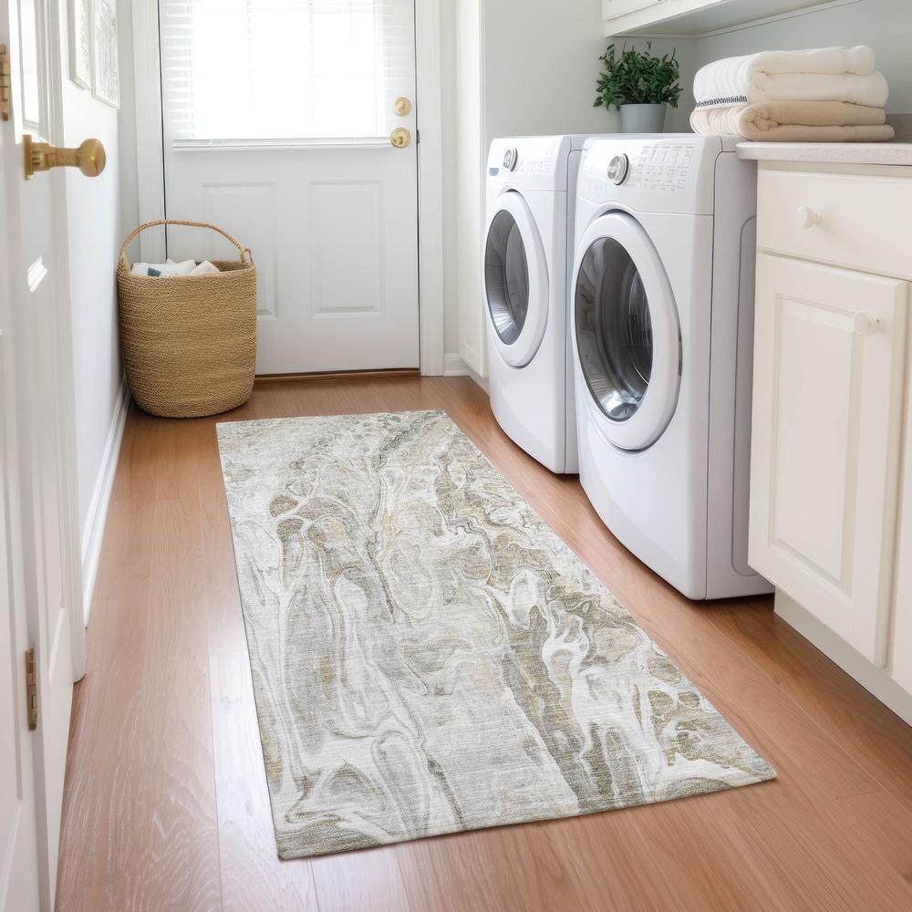 Chantille ACN602 Brown 2'3" x 7'6" Rug. Picture 6