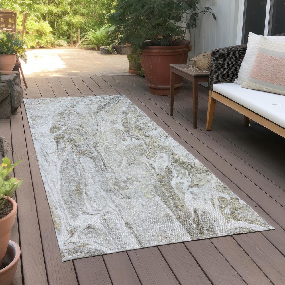 Chantille ACN602 Brown 2'3" x 7'6" Rug. Picture 7