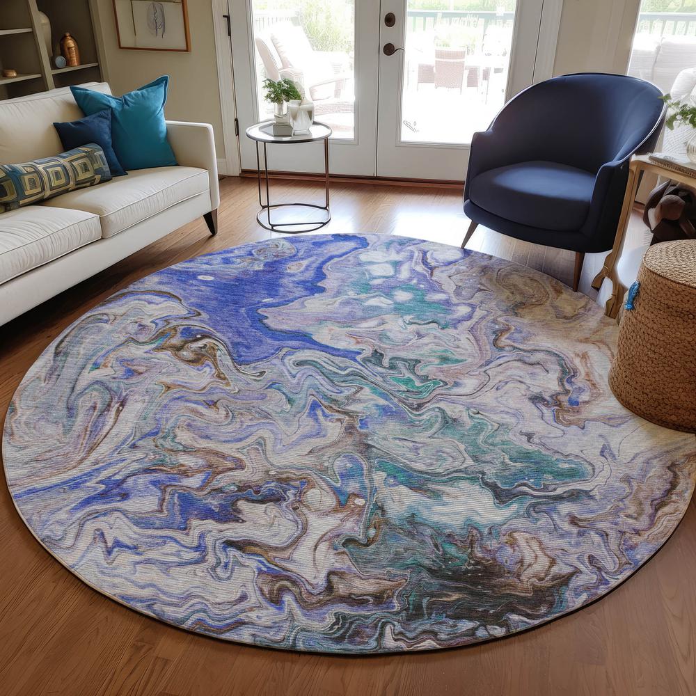 Chantille ACN603 Brown 8' x 8' Rug. Picture 7