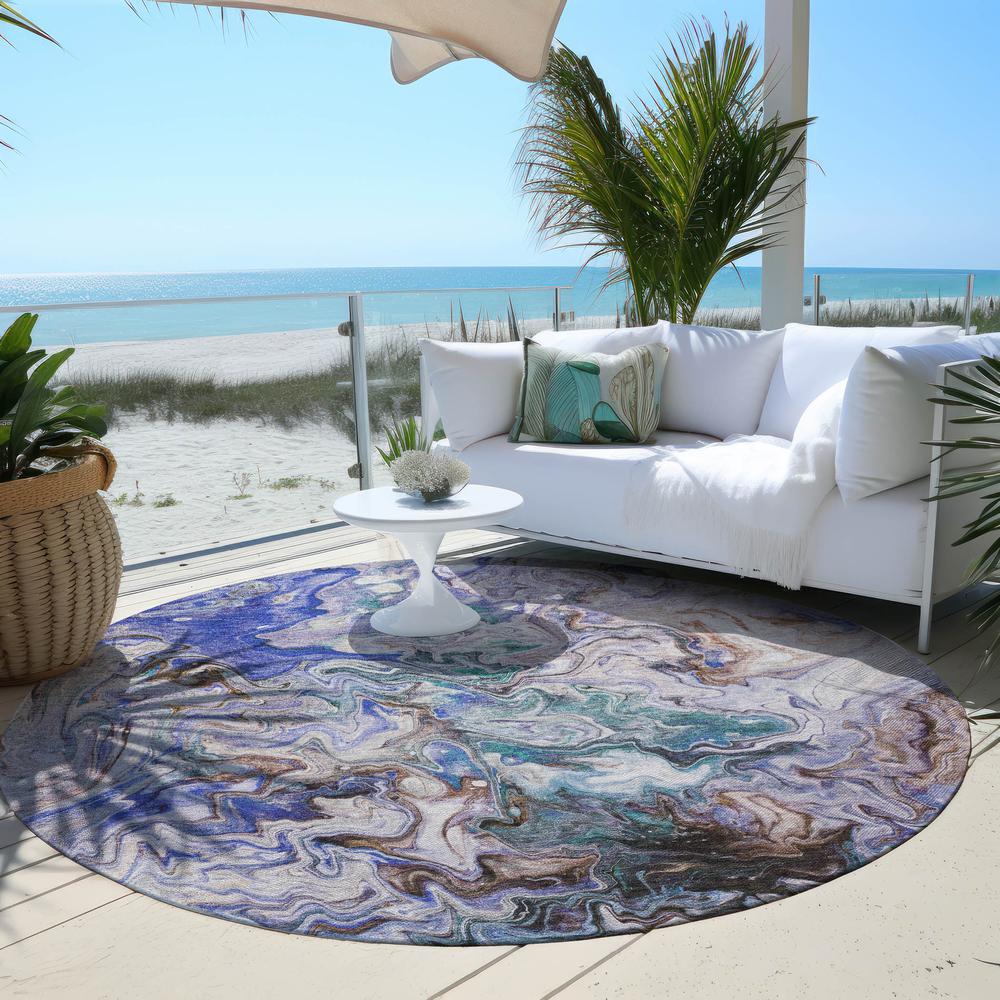 Chantille ACN603 Brown 8' x 8' Rug. Picture 8