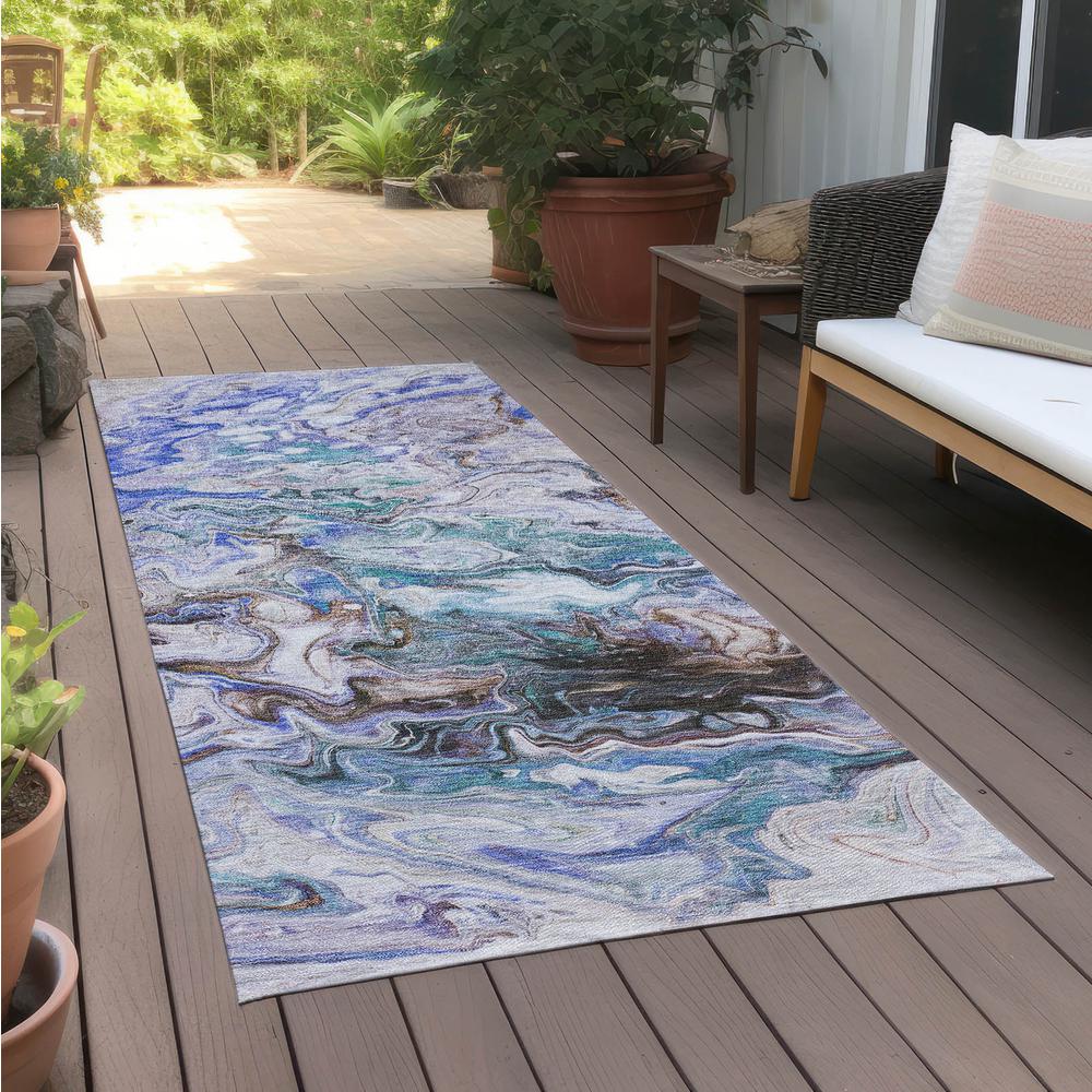 Chantille ACN603 Brown 2'3" x 7'6" Rug. Picture 7
