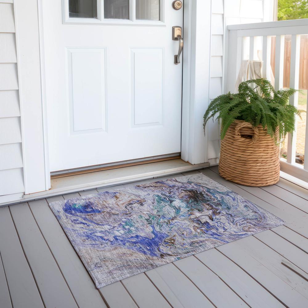 Chantille ACN603 Brown 1'8" x 2'6" Rug. Picture 7