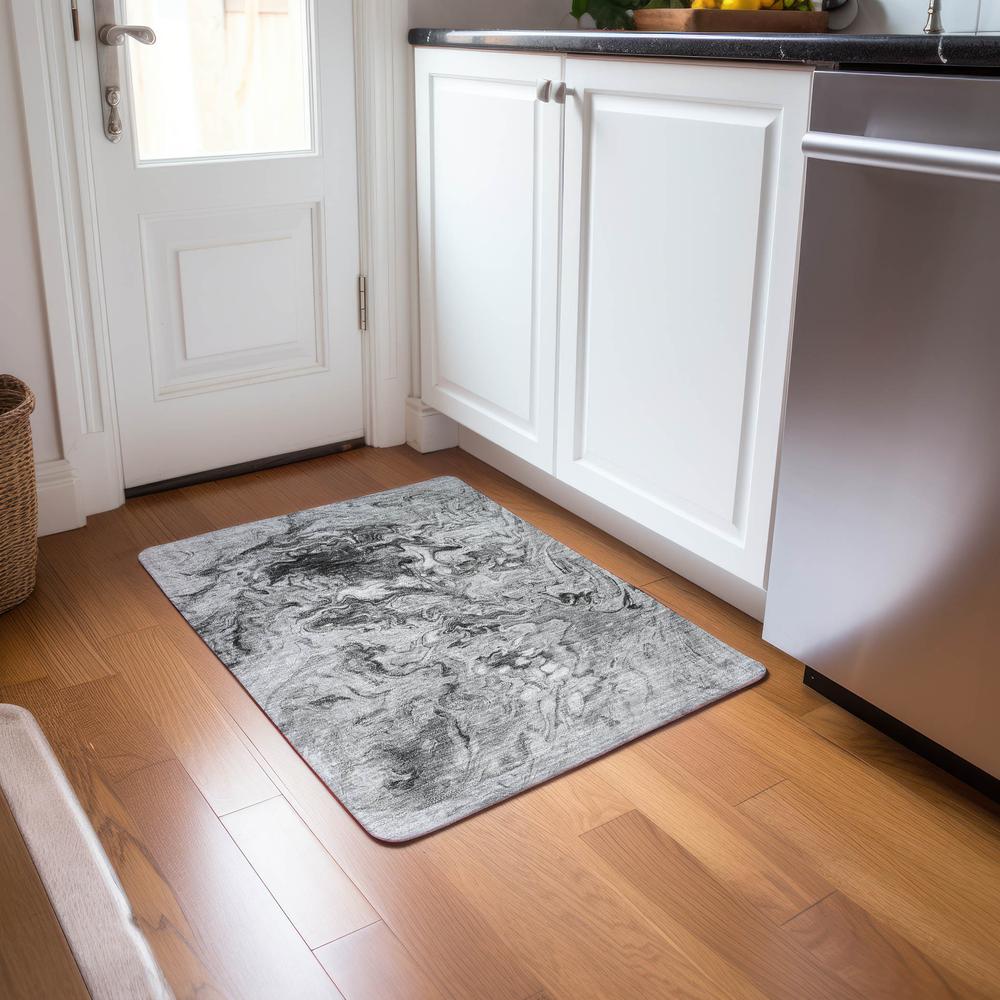 Chantille ACN603 Gray 1'8" x 2'6" Rug. Picture 6