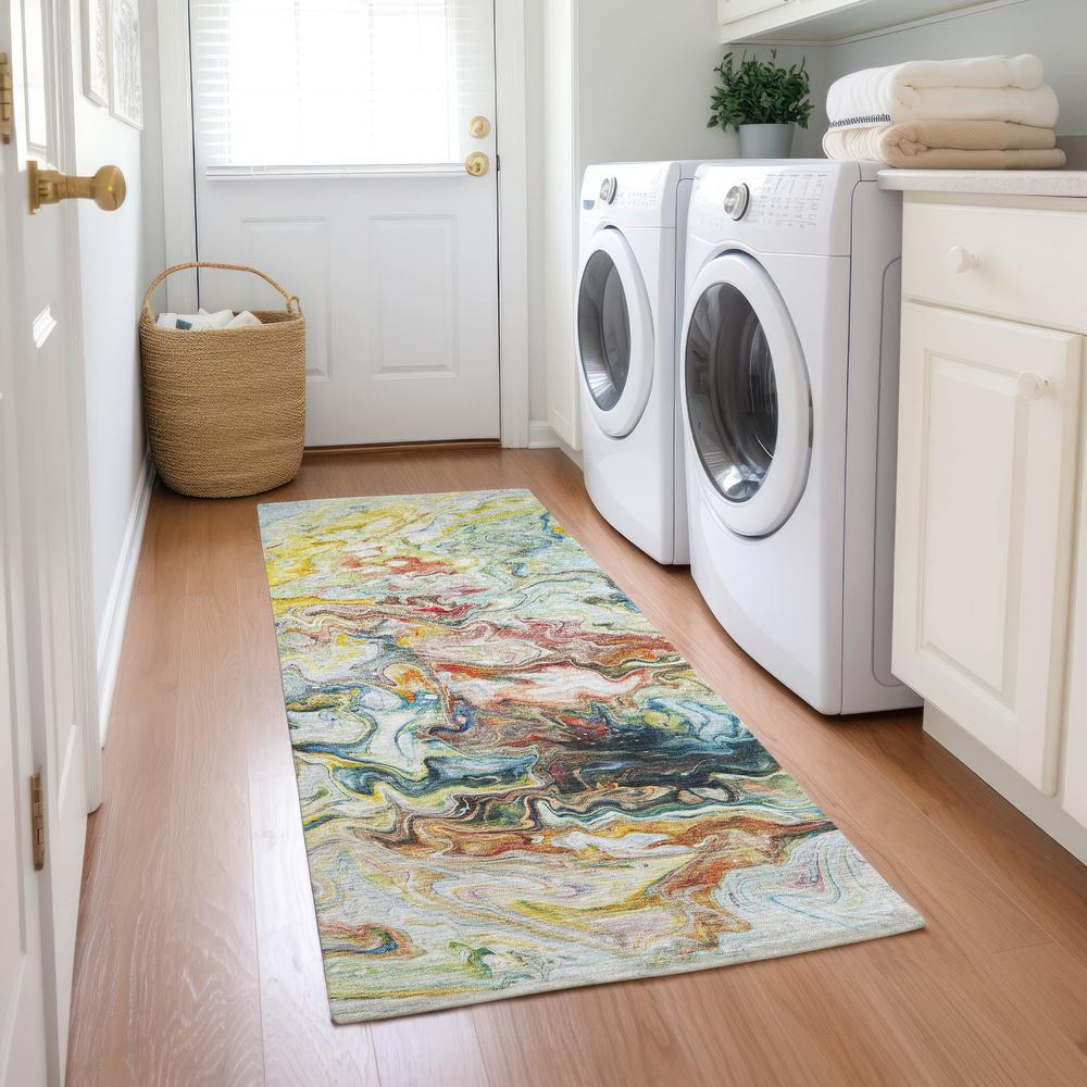 Chantille ACN603 Ivory 2'3" x 7'6" Rug. Picture 6