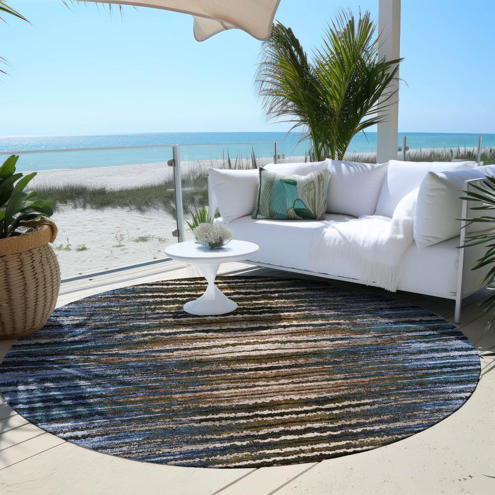 Chantille ACN604 Blue 8' x 8' Rug. Picture 7