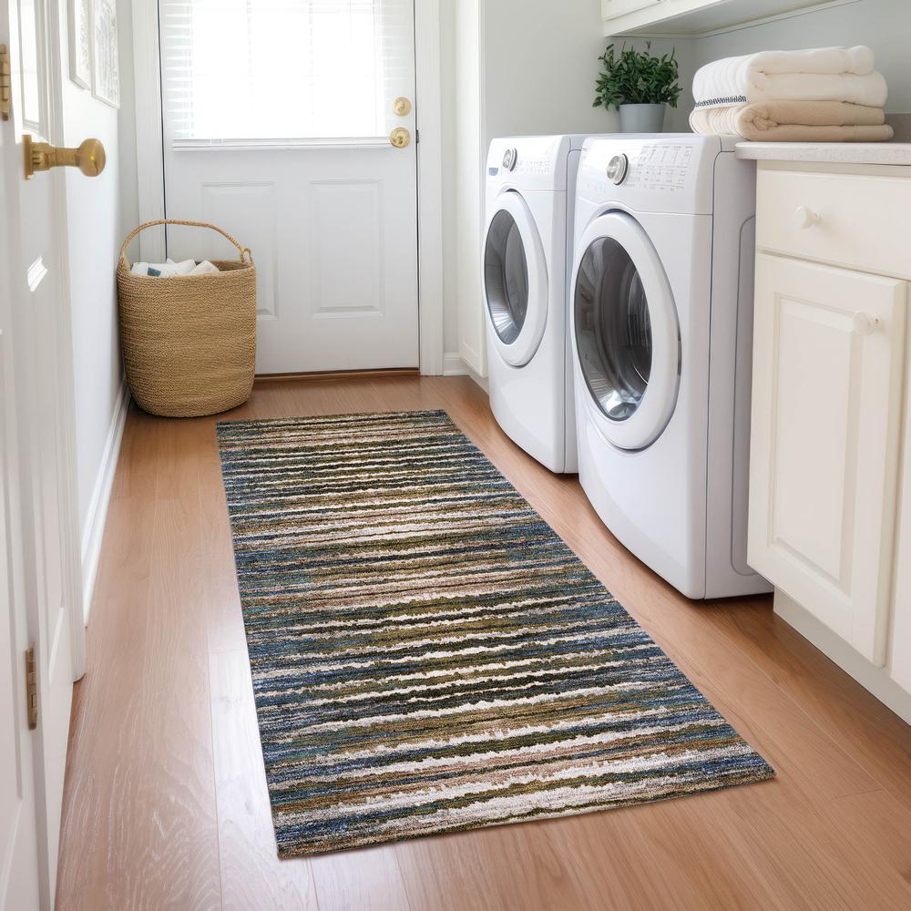 Chantille ACN604 Blue 2'3" x 7'6" Rug. Picture 6