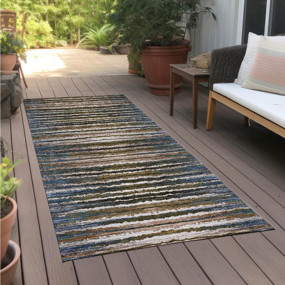 Chantille ACN604 Blue 2'3" x 7'6" Rug. Picture 7