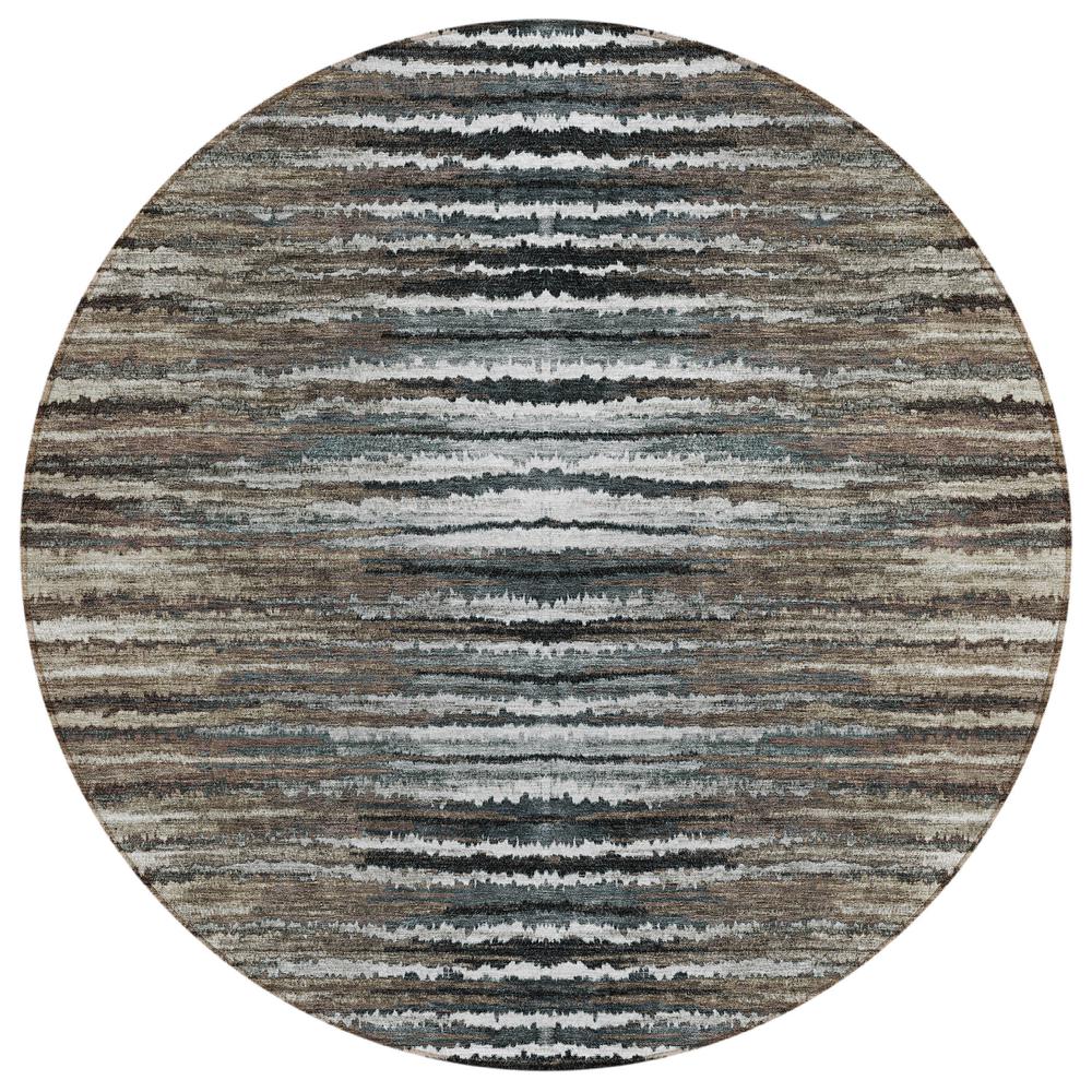 Chantille ACN604 Brown 8' x 8' Rug. Picture 1