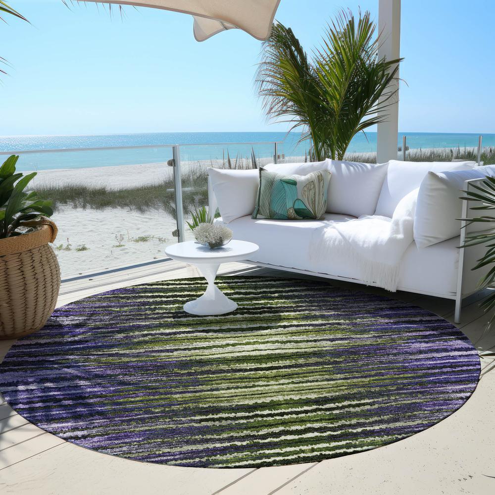 Chantille ACN604 Purple 8' x 8' Rug. Picture 8