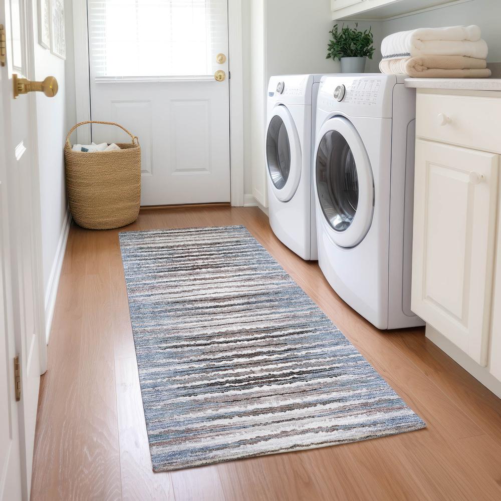 Chantille ACN604 Blue 2'3" x 7'6" Rug. Picture 6