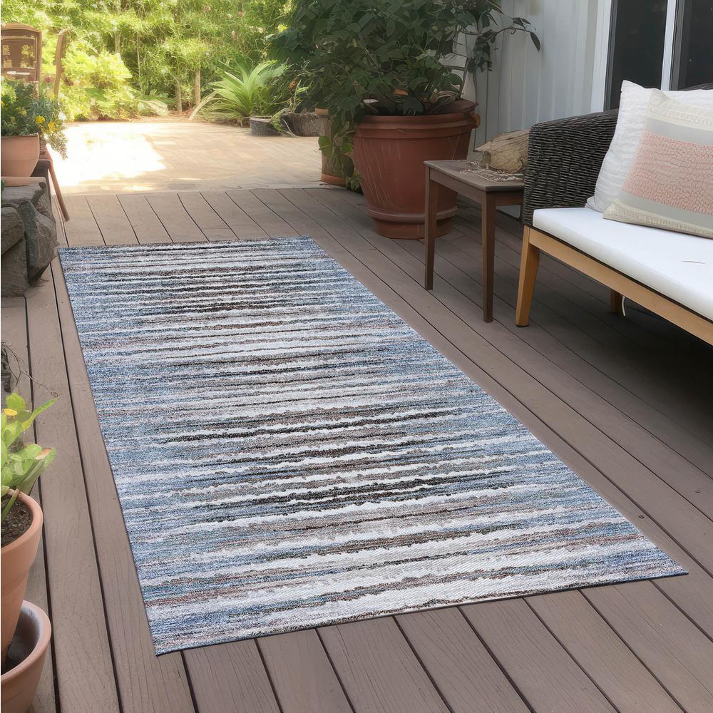 Chantille ACN604 Blue 2'3" x 7'6" Rug. Picture 7