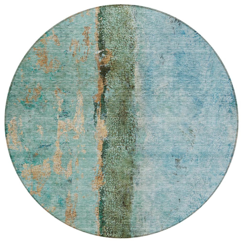Chantille ACN605 Blue 8' x 8' Rug. Picture 1