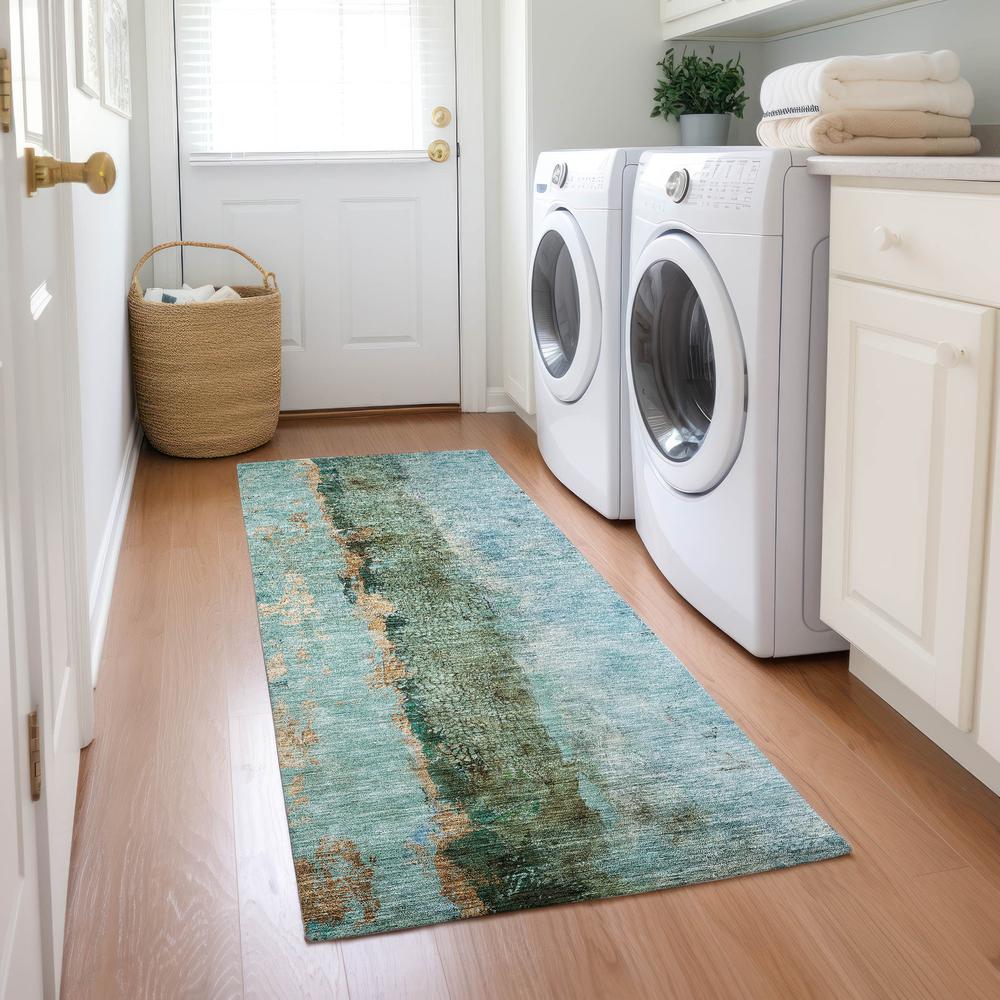 Chantille ACN605 Blue 2'3" x 7'6" Rug. Picture 6
