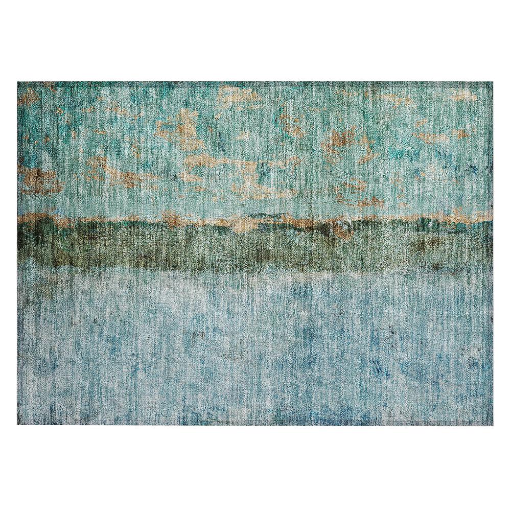 Chantille ACN605 Blue 1'8" x 2'6" Rug. Picture 1