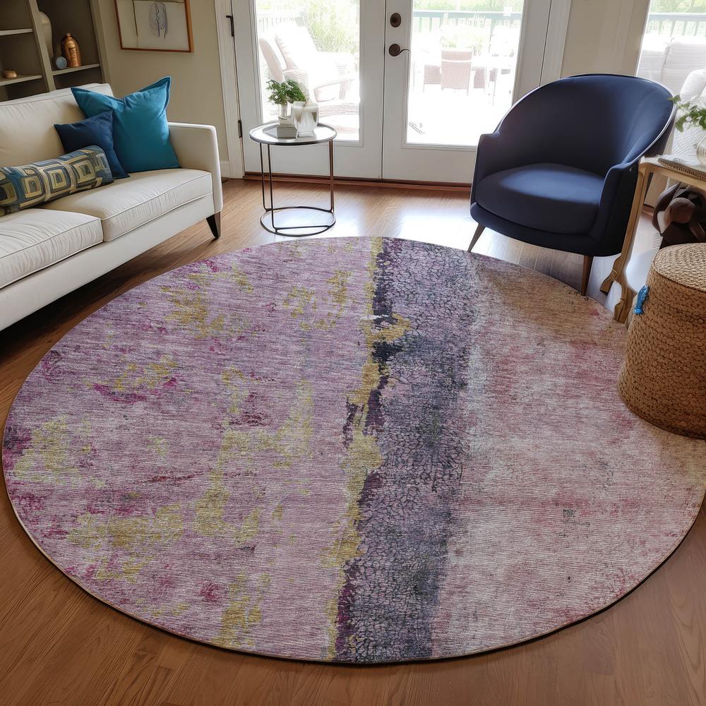 Chantille ACN605 Pink 8' x 8' Rug. Picture 6