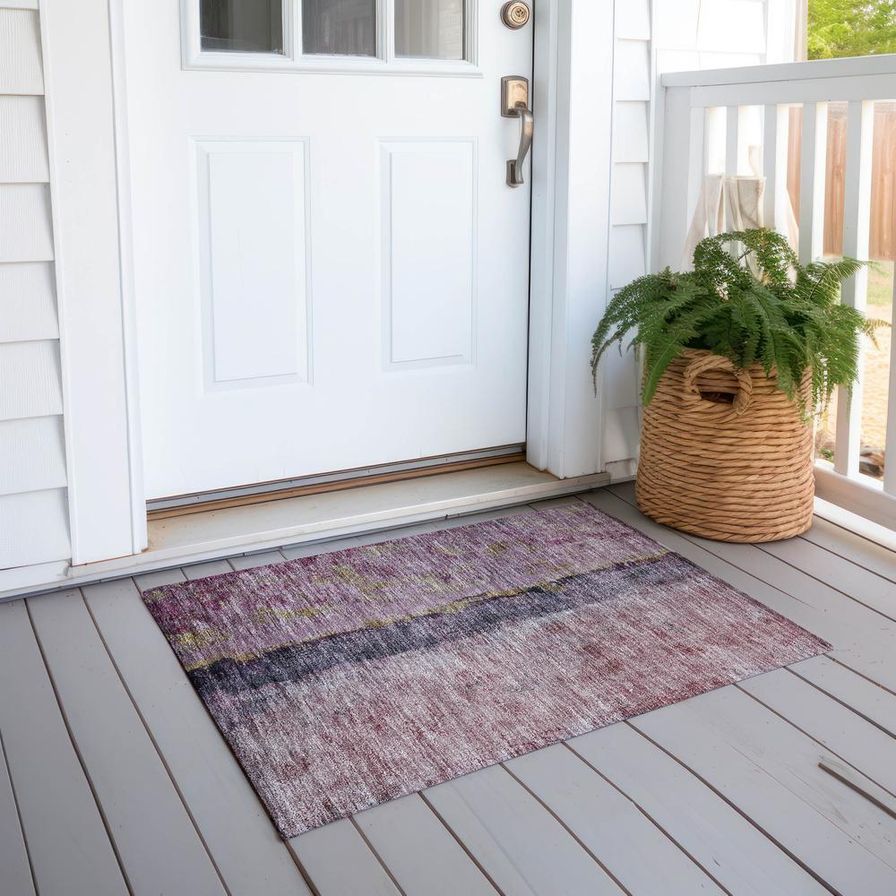 Chantille ACN605 Pink 1'8" x 2'6" Rug. Picture 7