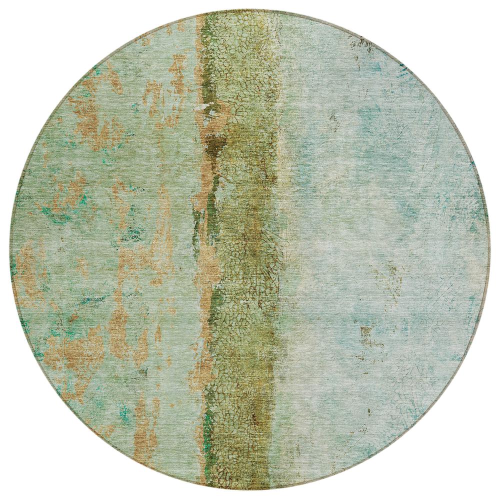 Chantille ACN605 Green 8' x 8' Rug. Picture 1