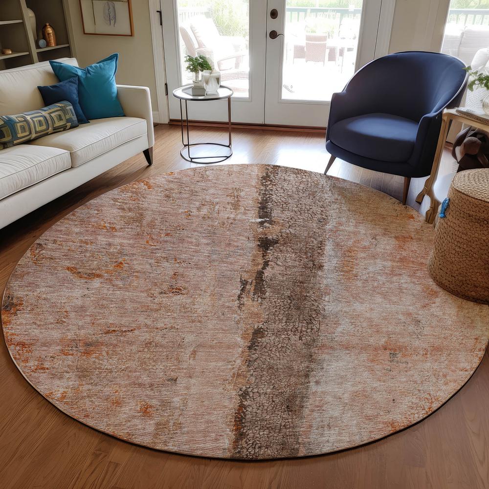 Chantille ACN605 Orange 8' x 8' Rug. Picture 6
