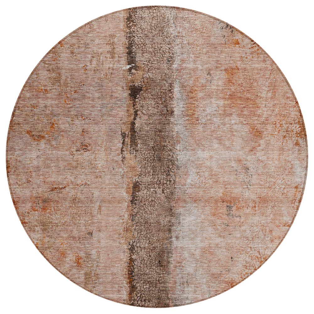 Chantille ACN605 Orange 8' x 8' Rug. Picture 1