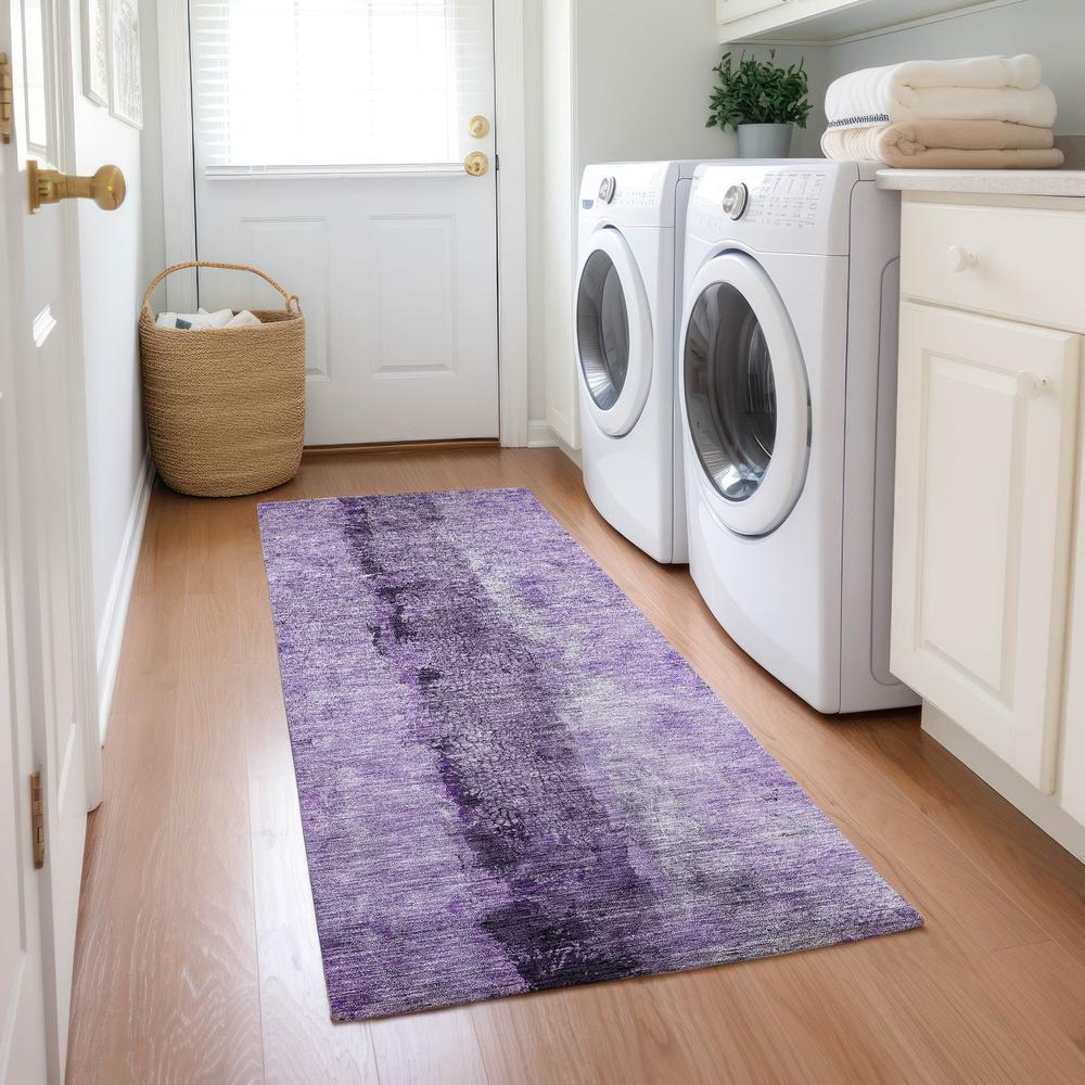 Chantille ACN605 Purple 2'3" x 7'6" Rug. Picture 6