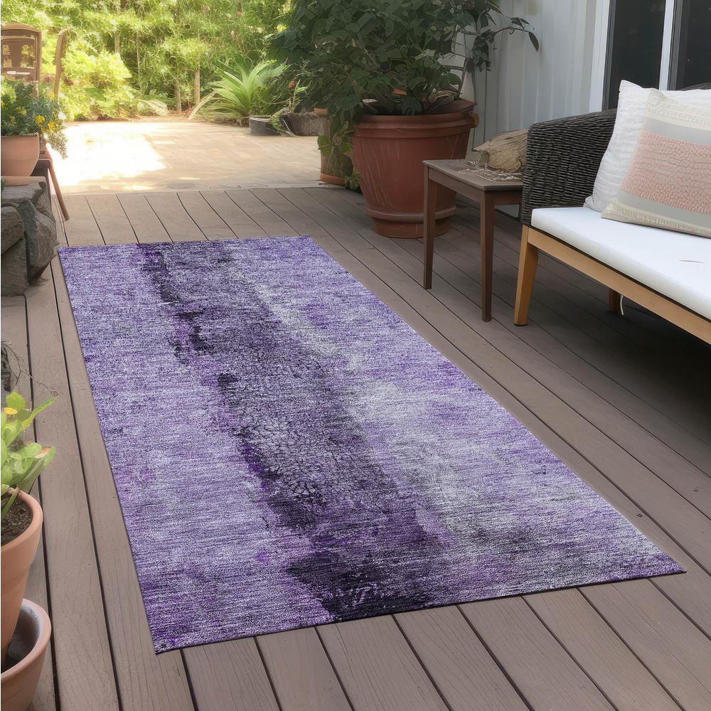 Chantille ACN605 Purple 2'3" x 7'6" Rug. Picture 7