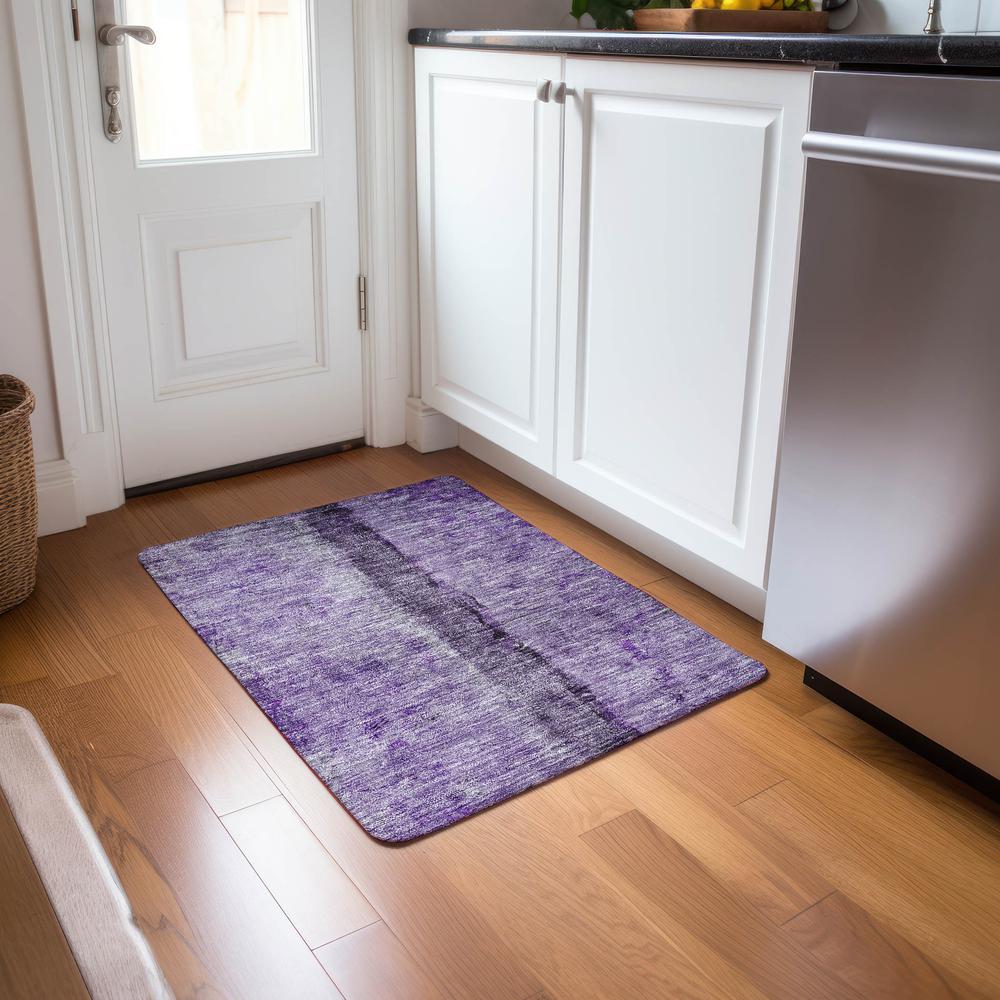 Chantille ACN605 Purple 1'8" x 2'6" Rug. Picture 6